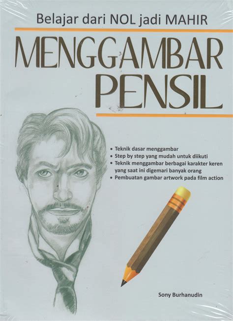 Buku Menggambar Pensil Belajar Sony Burhanudin Mizanstore