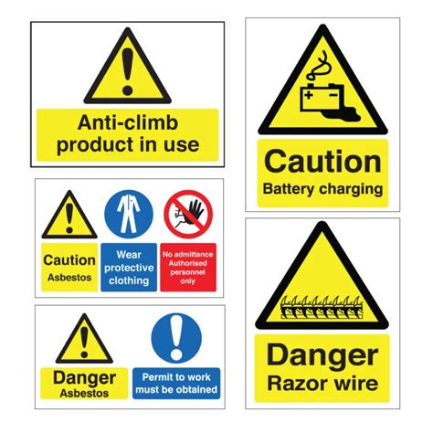 Safety Sign Uk Health Safety Signs Hazard Signage