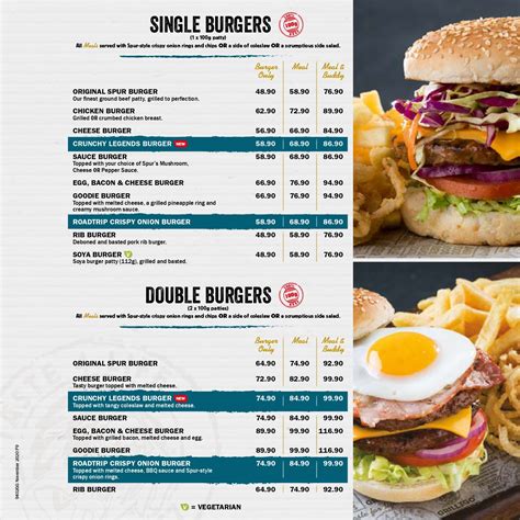 Spur Takeaway Menu And Grill And Go Menu Prices