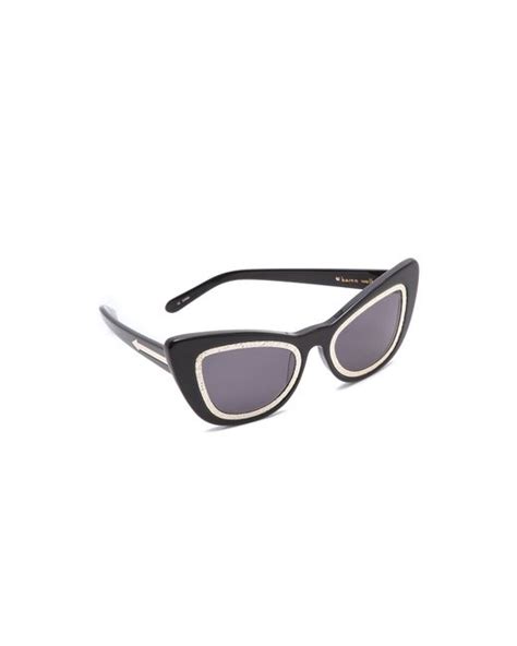 Karen Walker Northern Light Sunglasses In Black Lyst