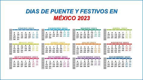 Dias De Puente Y Festivos En MÉxico 2023 Youtube