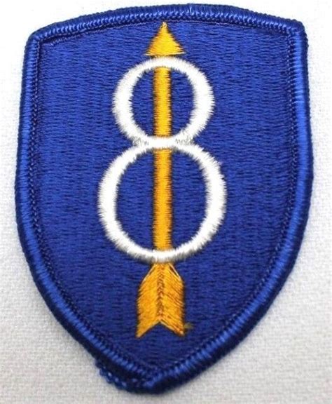 8th Division Patch Us Army Cmd Pathfinders Patch Color New P2236 Ebay