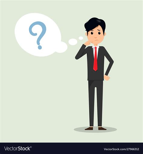 person thinking with question mark free clipart trivi
