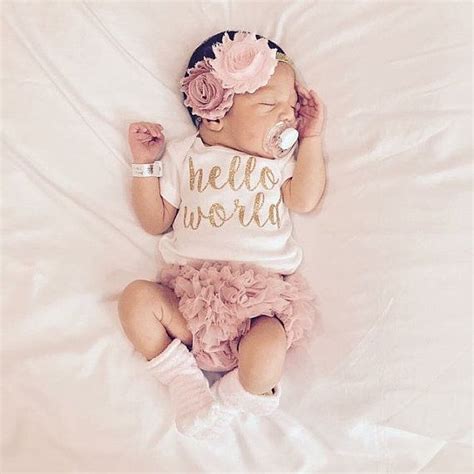 Baby Girl Coming Home Outfit Baby Girl Newborn Etsy Artofit