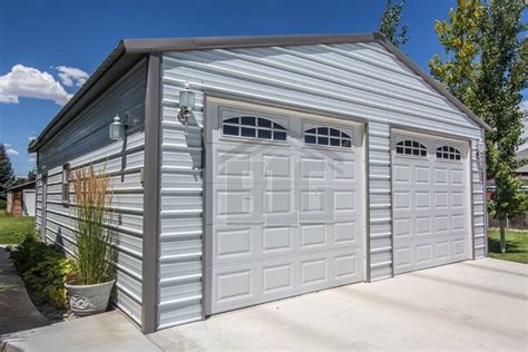The Miami Residential Two Car Garage 22x30x9 Big Buildings Direct