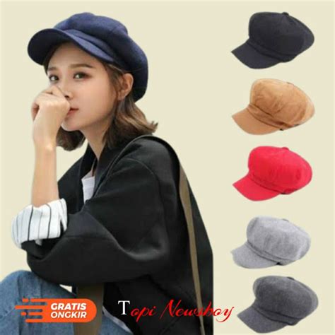 Jual Promo Topi Baret Newsboy Original Topi Kekinian Shopee