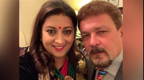 She is also a former indian actress and a model. Smriti Irani's husband has a 'biwi se pareshan' look ...
