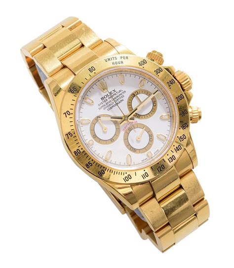 Ct Gold Rolex Daytona Cosmograph Wristwatch Watches Wrist