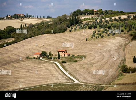 Typical Tuscan Landscape Stock Photo Alamy