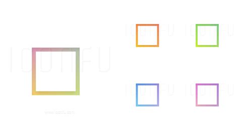 checkbox unchecked icon gradient color style iconfu