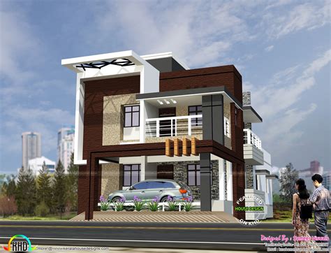 South Indian Style Contemporary House Double Storey House Plans