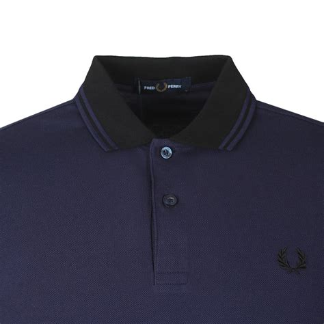 Fred Perry Contrast Rib Polo Shirt Oxygen Clothing