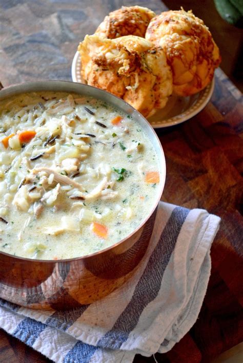 Not only does this soup taste just like panera's (maybe even a bit better, hehe), but all three of my kids gave this two thumbs up. Creamy Chicken & Wild Rice Soup Go Go Go Gourmet