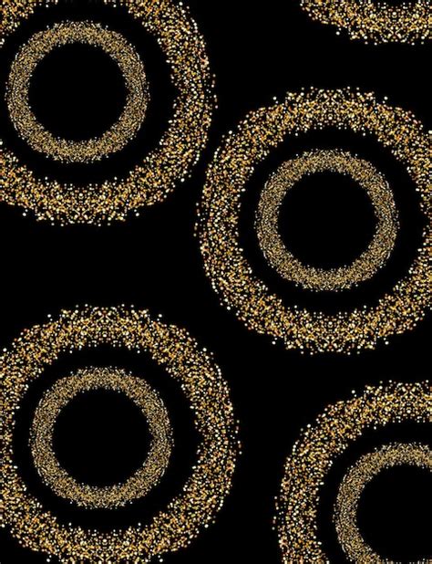 Premium Vector Abstract Background With Gold Circles Gold Glitter Circles