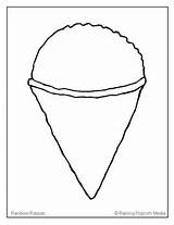 Cone Snow Coloring Raspas Drawing Subject Drawings Paintingvalley sketch template
