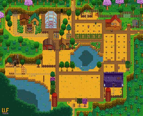 Plan for multiplayer map | Stardew valley farms, Stardew valley, Stardew valley layout