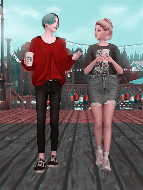 The Sims 4 Coffee Poses Micat Game