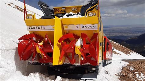 Pikes Peak Cog Railway Rolls Out Massive New Snow Plow For 2021