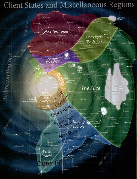 Galactic Map Star Wars Planets Star Wars Concept Art Galaxy Map