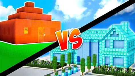 Minecraft Noob Vs Pro House Battle Minecraft Animation Youtube
