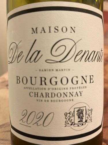 2020 Domaine De La Denante Bourgogne Chardonnay Vivino