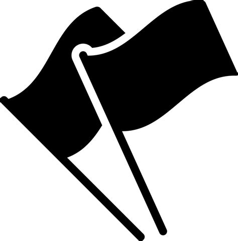 Two Black Flags Svg Png Icon Free Download 19577 Onlinewebfontscom