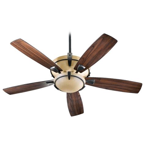 Size is a personal preference. Lighting Quorum Lighting Mendocino Old World Ceiling Fan ...