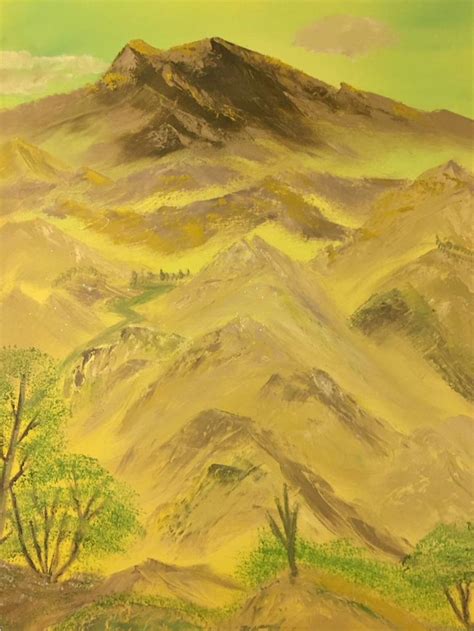 Desert Wonders Painting By Melpomeni Georgeadis Saatchi Art