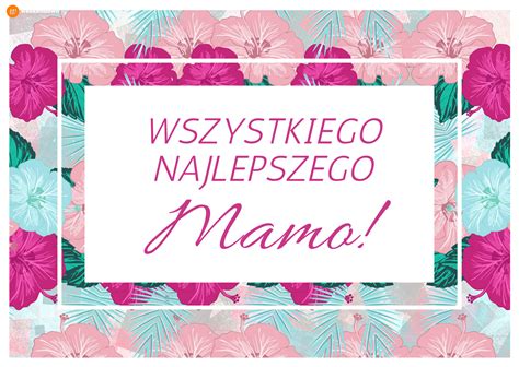 Wszystkiego Najlepszego Mamo Kartka