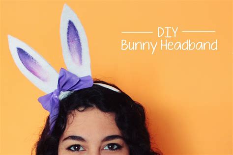 Diy Easter Headband Curly Made Diy Hair Accessories Diy Headband