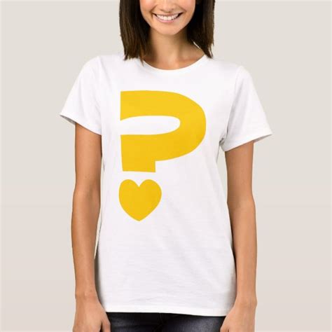 Question Mark T Shirts And Shirt Designs Zazzle Uk