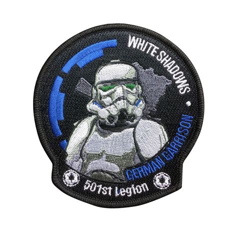 Star Wars 501st Legion Imperial Stormtrooper Patch Embroidered Movie