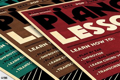 230+ customizable design templates for 'music lessons flyer'. Piano Lessons Flyer Template (63944) | Flyers | Design Bundles