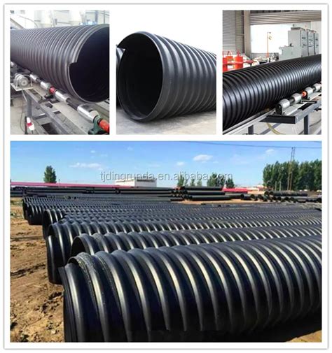 18 Inch Culvert Pipe Hdpe Corrugated Tube 24 Inch Hdpe Plastic Drainage
