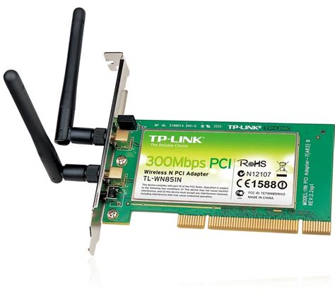 Buy Tp Link Tl Wn851n Wireless N Pci Adapter Free Delivery Currys