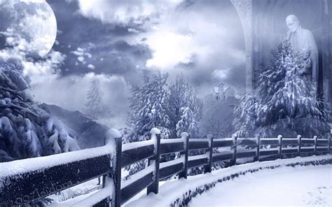 3d Winter Wallpapers Top Free 3d Winter Backgrounds Wallpaperaccess