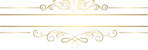 Diacritico Allungare Mobilitare Gold Decorative Lines Png Album