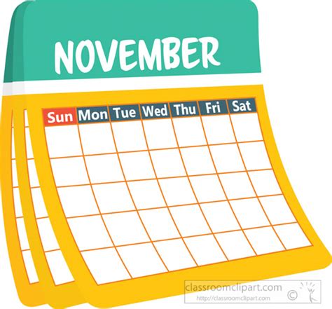 Pngkit selects 59 hd calendar clipart png images for free download. Calendar Clipart - monthly-calender-november-clipart-6227 ...