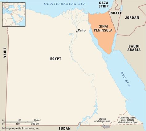 Sinai Peninsula Definition Map History And Facts Britannica