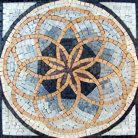 Handcrafted Stone Mosaic - Creation | Geometric | Mozaico