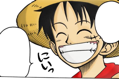 Luffy Smile Color By Marioxarts On Deviantart