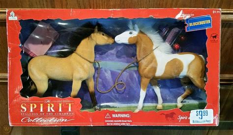 Rare Spirit Stallion Of The Cimarron Velvet Spirit And Rain Figure