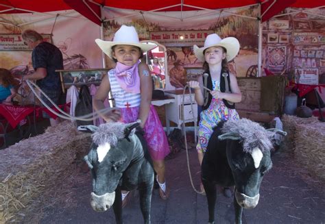 Boys Girls Dress The Part At Fairs Cowboy Boot Camp The Columbian