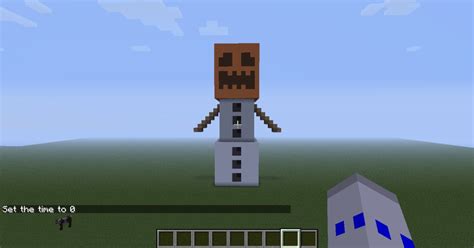 Snow Golem Statue Minecraft Map