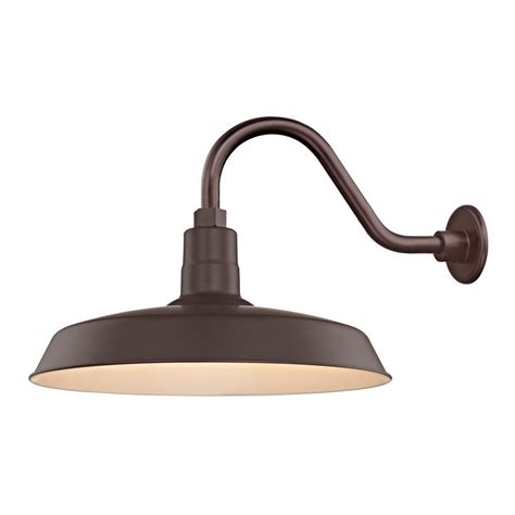 Build.com has been visited by 100k+ users in the past month Barn Light Outdoor Wall Light Bronze with Gooseneck Arm 18 ...