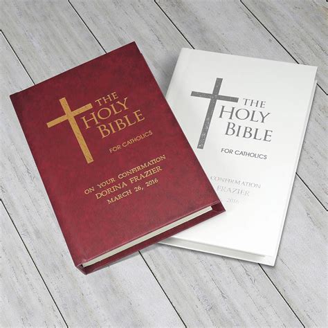 The Personalized Catholic Bible Hammacher Schlemmer