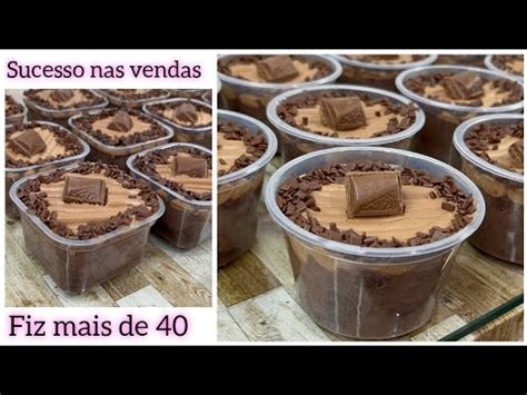 Bolo Alagado No Pote Com Sabor De Chocolate Suflair Fiz Mais De