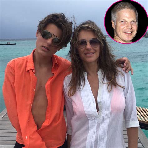 Elizabeth Hurley Son Pay Tribute To Ex Steve Bing After Death Us Weekly