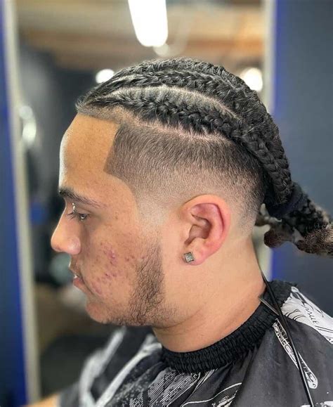 21 Of The Coolest Mens Taper Fade Haircuts With Braids