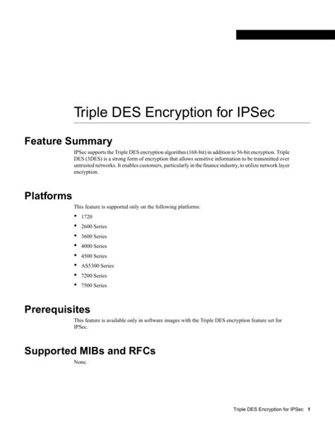 Triple Des Encryption For Ipsec